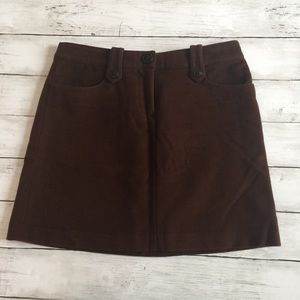 Boden Wool Miniskirt
